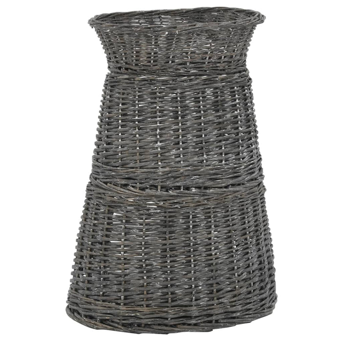 Set coșuri pisici, perne, 3 piese, gri, 47x34x60 cm, răchită - WALTI WALTI