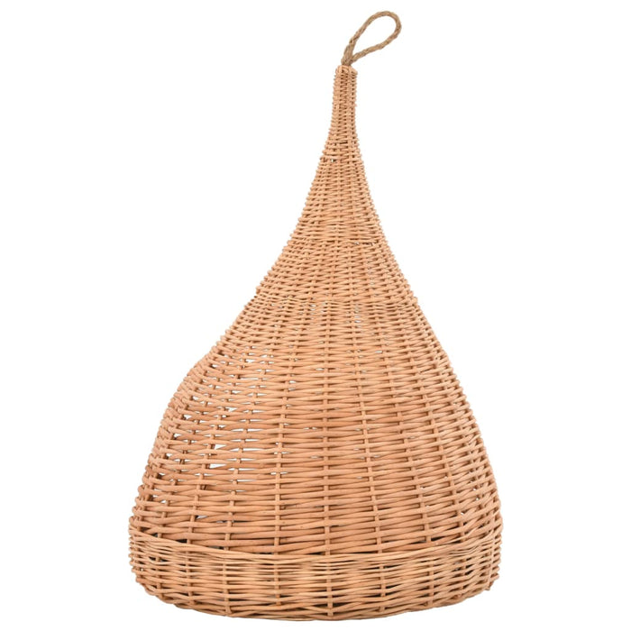 Casă pentru pisici cu pernă, 40x60 cm, salcie naturală, teepee - WALTI WALTI