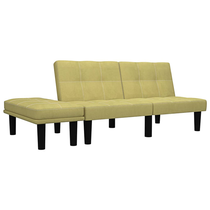 Canapea cu 2 locuri, verde, material textil WALTI