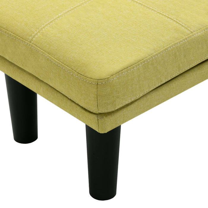 Canapea cu 2 locuri, verde, material textil WALTI