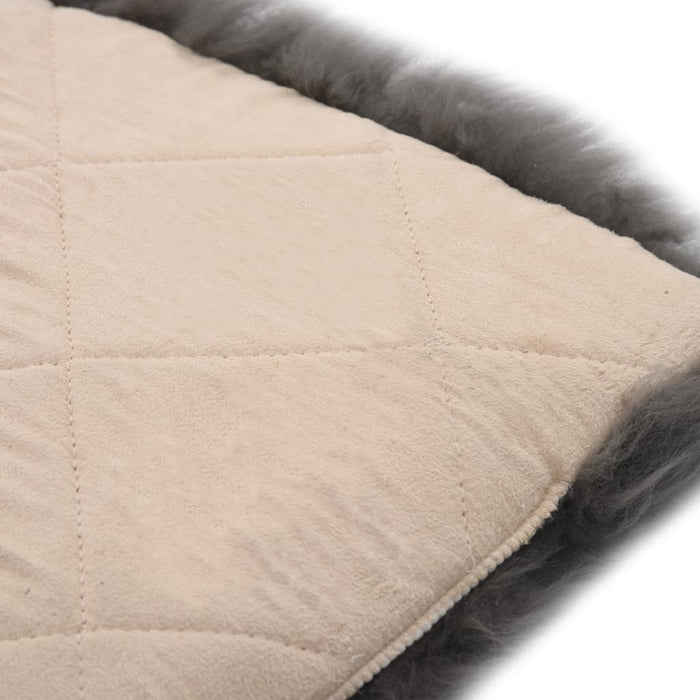 Învelișuri scaun 2 buc. gri deschis 40x40cm piele oaie naturală - WALTI WALTI