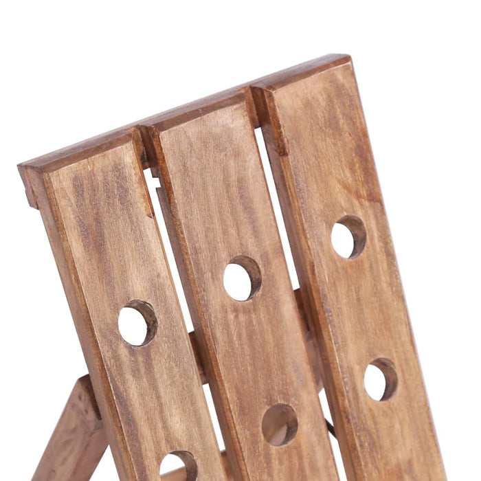Suport de vin pentru 15 sticle 26x50x70 cm lemn masiv de mahon WALTI