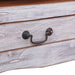 Dulap TV, alb, 120x30x40 cm, lemn masiv de mahon - WALTI WALTI