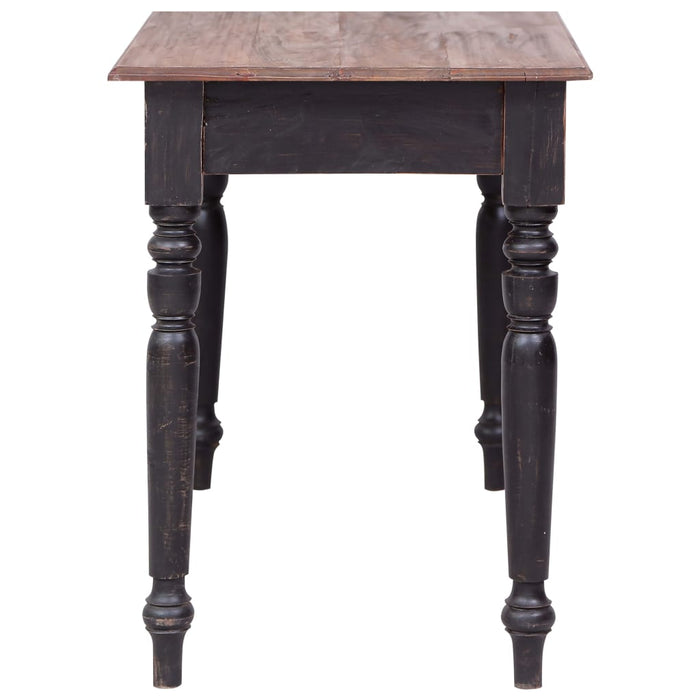 Birou cu 3 sertare, 117 x 57 x 75 cm, lemn masiv de mahon - WALTI WALTI