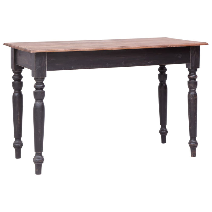 Birou cu 3 sertare, 117 x 57 x 75 cm, lemn masiv de mahon - WALTI WALTI
