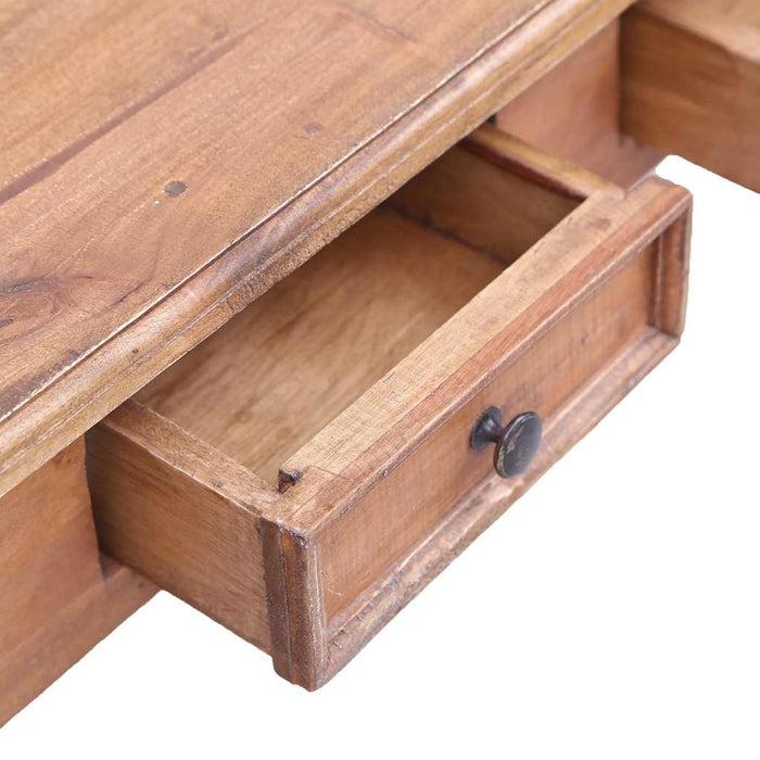Birou cu sertare, 117x57x75 cm, lemn masiv de mahon WALTI