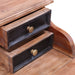 Birou de scris cu sertare, 90x50x101 cm, lemn masiv reciclat - WALTI WALTI