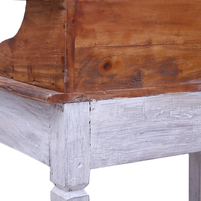 Birou de scris cu sertare, 90x50x101 cm, lemn masiv reciclat - WALTI WALTI