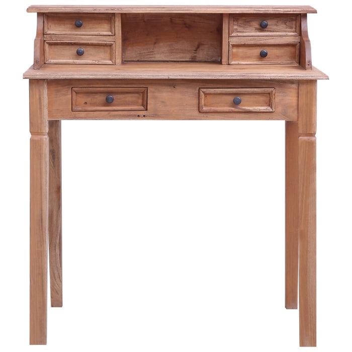 Birou de scris cu sertare, 90x50x101 cm, lemn masiv de mahon - WALTI WALTI