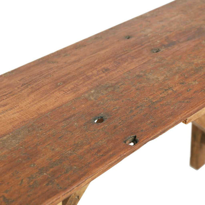 Masă consolă, 130x40x80 cm, amestec lemn reciclat - WALTI WALTI