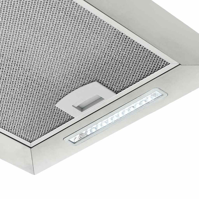 Hotă suspendată insulă LCD senzor tactil 37 cm oțel inoxidabil - WALTI WALTI