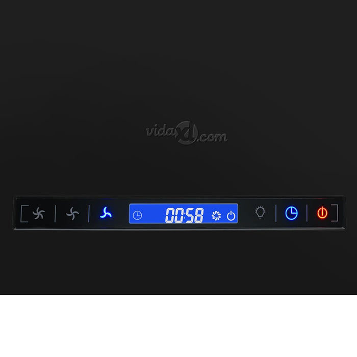 Hotă suspendată insulă, LCD tactil, 37 cm, oțel - WALTI WALTI