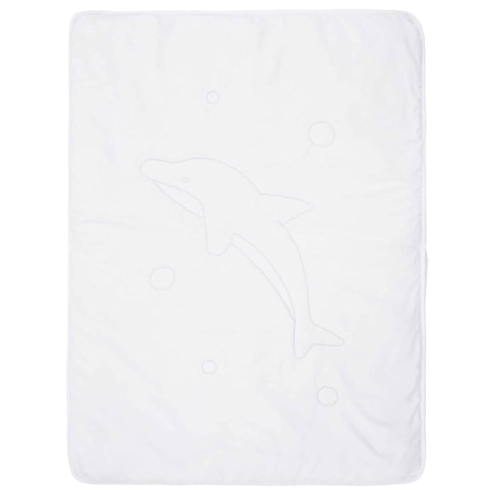Set pilotă copii, 3 piese, alb, 100x135 cm/40x60 cm WALTI