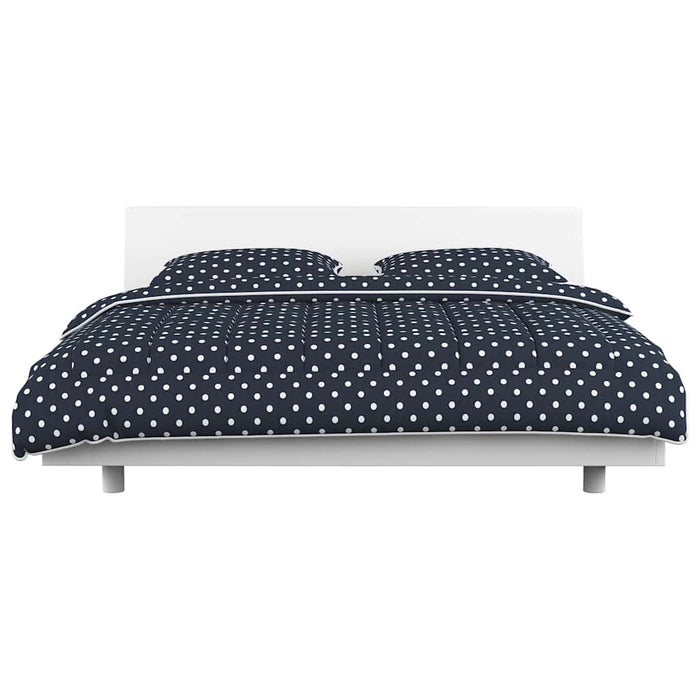 Set pilotă iarnă 3 piese albastru închis 240x220/80x80cm textil WALTI