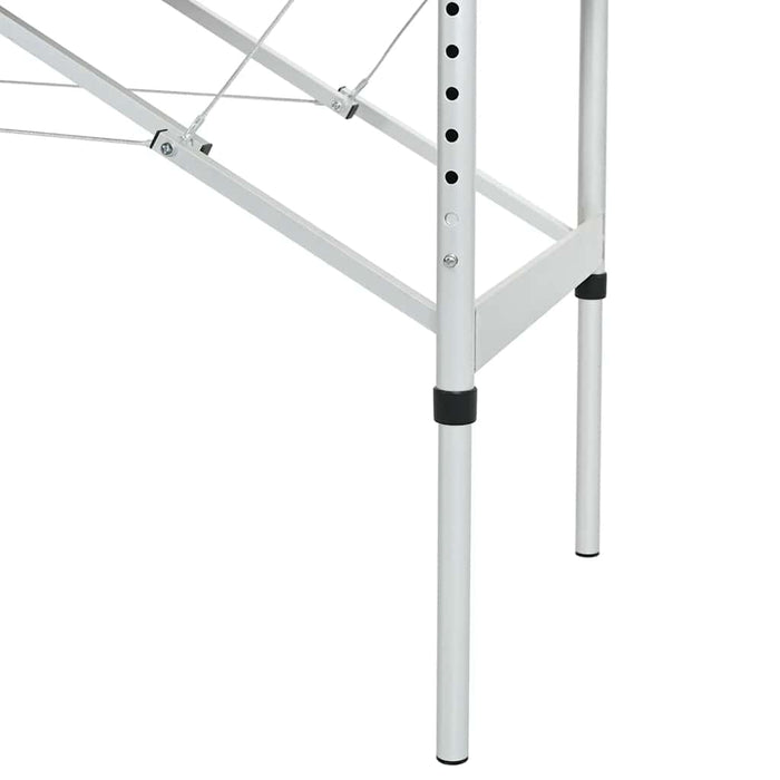 Masă de masaj cu 4 zone, cadru aluminiu, antracit, 186 x 68 cm - WALTI WALTI