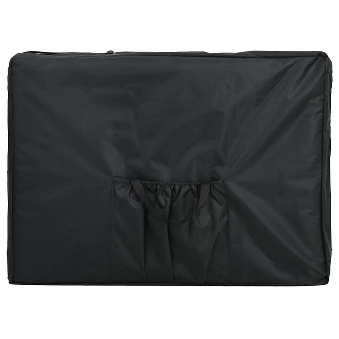 Masă de masaj cu 4 zone, cadru aluminiu, antracit, 186 x 68 cm - WALTI WALTI