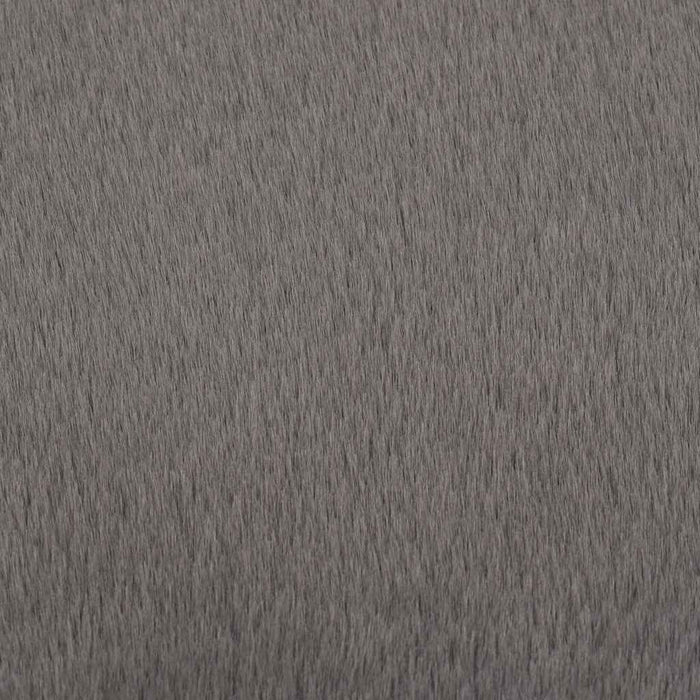 Covor, gri închis, 160 cm, blană ecologică de iepure WALTI