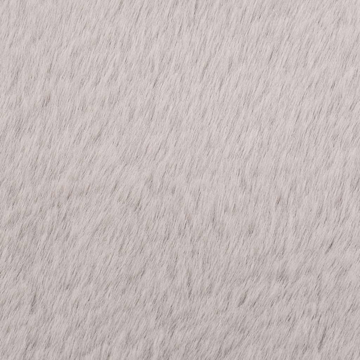 Covor, gri, 160 cm, blană ecologică de iepure WALTI