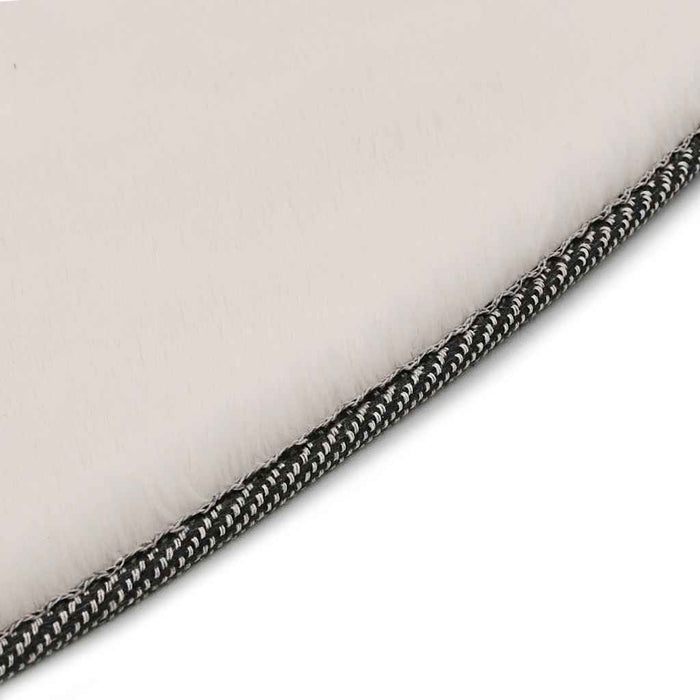 Covor, crem, 80 cm, blană ecologică de iepure WALTI