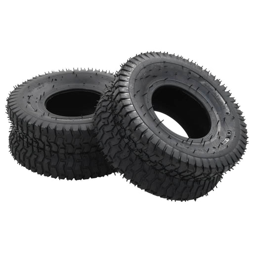 Set anvelopă roabă & cameră, 4 buc., 15x6.00-6 4PR, cauciuc - WALTI WALTI