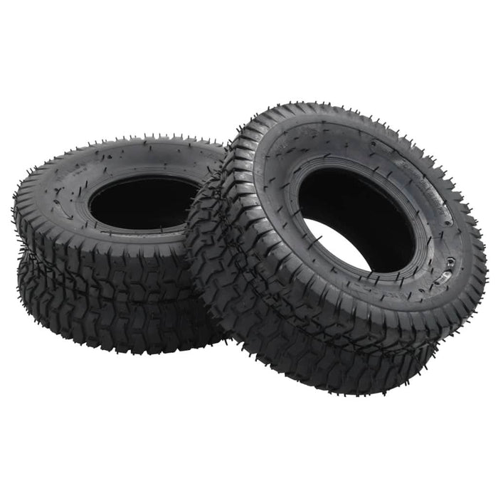 Set anvelopă roabă & cameră, 4 buc., 15x6.00-6 4PR, cauciuc - WALTI WALTI
