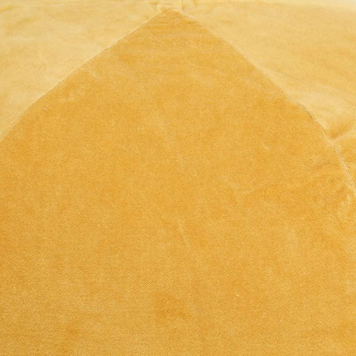 Taburet puf, galben, 50 x 35 cm, catifea WALTI