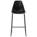 Scaune de bar, 2 buc., negru, plastic - WALTI WALTI