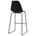 Scaune de bar, 2 buc., negru, plastic - WALTI WALTI