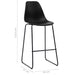 Scaune de bar, 2 buc., negru, plastic - WALTI WALTI