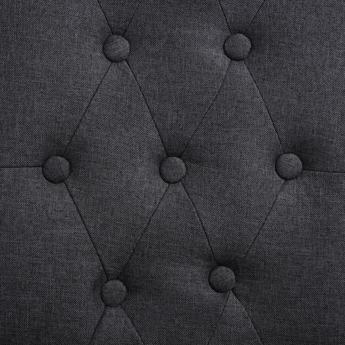 Scaune de bucătărie pivotante, 4 buc., gri închis, textil - WALTI WALTI