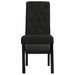 Scaune de sufragerie, 6 buc. negru, material textil - WALTI WALTI