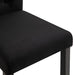 Scaune de sufragerie, 6 buc. negru, material textil - WALTI WALTI