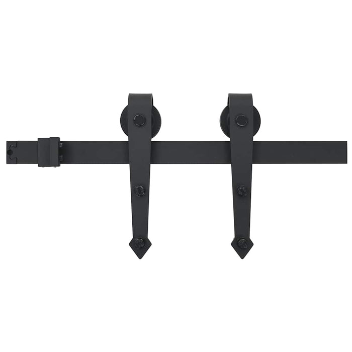 Set feronerie pentru uși glisante SKIEN, negru, 200 cm, oțel WALTI