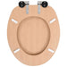Capace WC cu închidere silențioasă, 2 buc., MDF, design bambus - WALTI WALTI