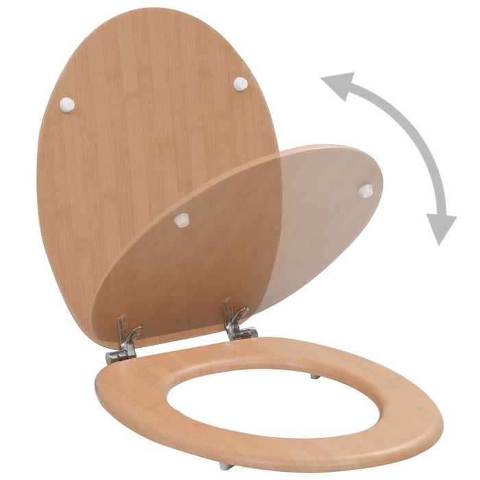 Capace WC, 2 buc., MDF, model bambus - WALTI WALTI