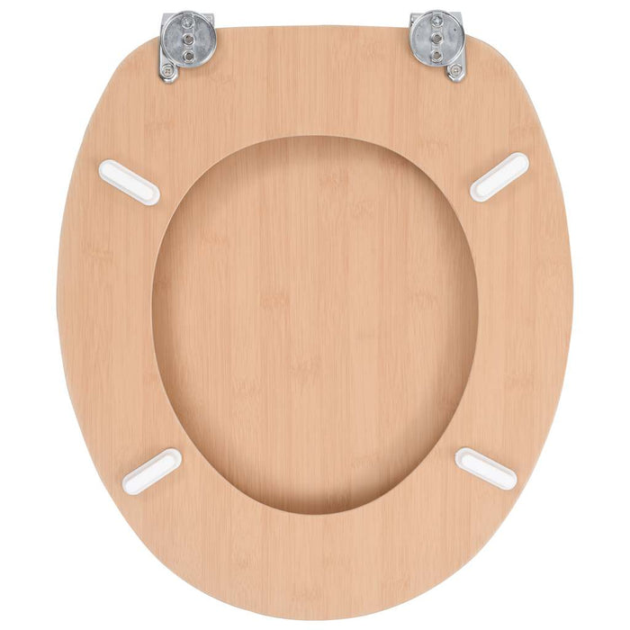 Capace WC, 2 buc., MDF, model bambus - WALTI WALTI