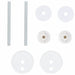 Capace WC, 2 buc., MDF, model bambus - WALTI WALTI