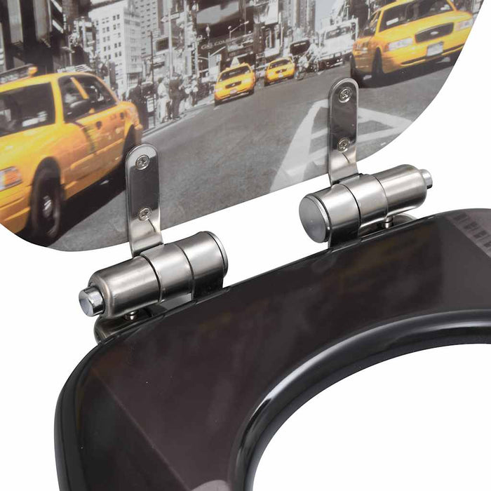 Capace WC cu închidere silențioasă 2 buc. MDF design New York - WALTI WALTI