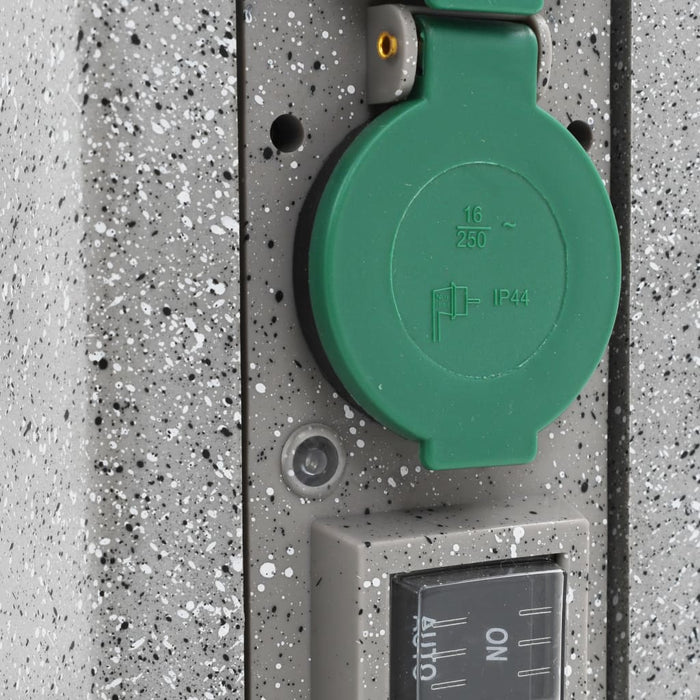 Priză de grădină verticală cu senzor de seară, plastic - WALTI WALTI