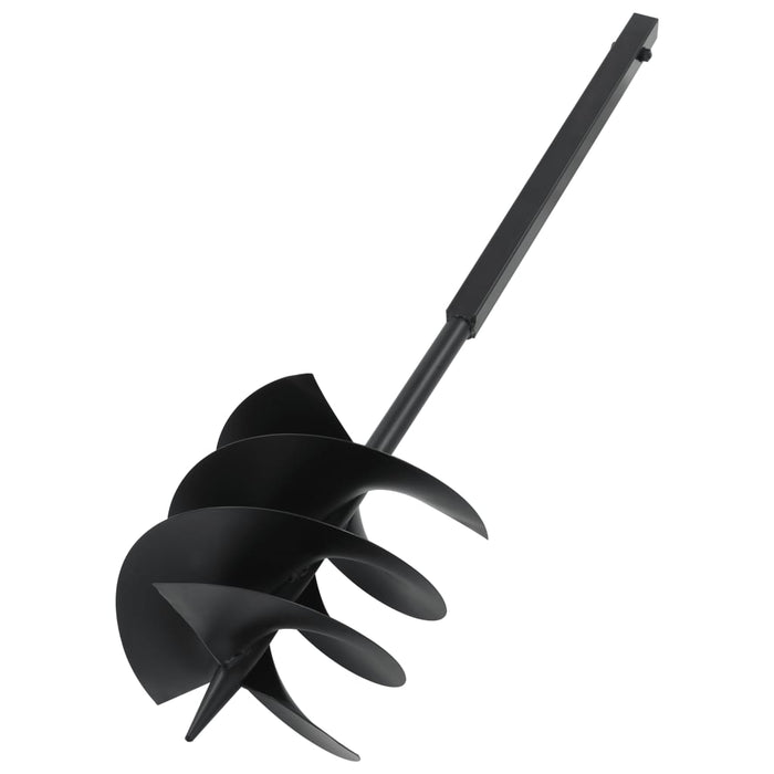 Burghiu de pământ cu mâner, negru, 250 mm, oțel - WALTI WALTI