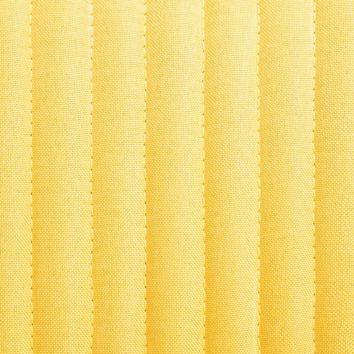 Scaune de bucătărie, 4 buc., galben, material textil WALTI