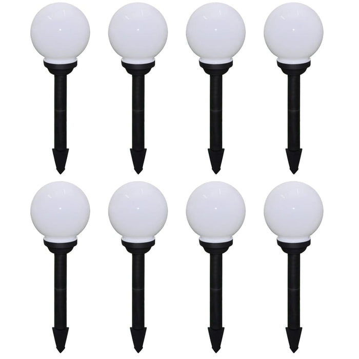 Lămpi de exterior pentru alee LED 8 buc. 15 cm, cu țăruș de sol - WALTI WALTI