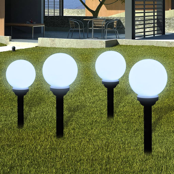 Lămpi de exterior pentru alee LED 8 buc. 15 cm, cu țăruș de sol - WALTI WALTI