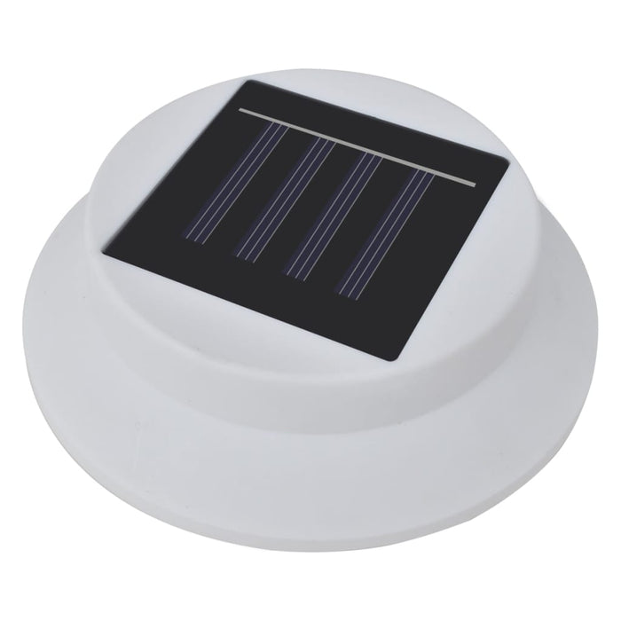 Lămpi solare de exterior pentru gard cu LED, 12 buc., alb - WALTI WALTI