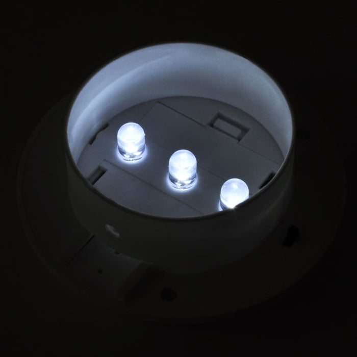 Lămpi solare de exterior pentru gard cu LED, 12 buc., alb - WALTI WALTI