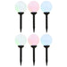 Lămpi solare de exterior, 6 buc., 20 cm, RGB, sferic, LED - WALTI WALTI