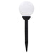 Lămpi solare de exterior, 6 buc., 20 cm, RGB, sferic, LED - WALTI WALTI