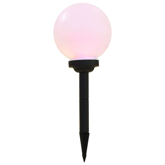 Lămpi solare de exterior, 6 buc., 20 cm, RGB, sferic, LED - WALTI WALTI