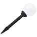 Lămpi solare de exterior, 6 buc., 20 cm, RGB, sferic, LED - WALTI WALTI