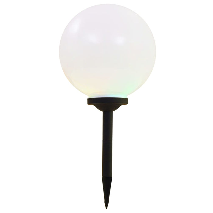 Lămpi solare de exterior, 4 buc., 30 cm, RGB, sferic, LED - WALTI WALTI